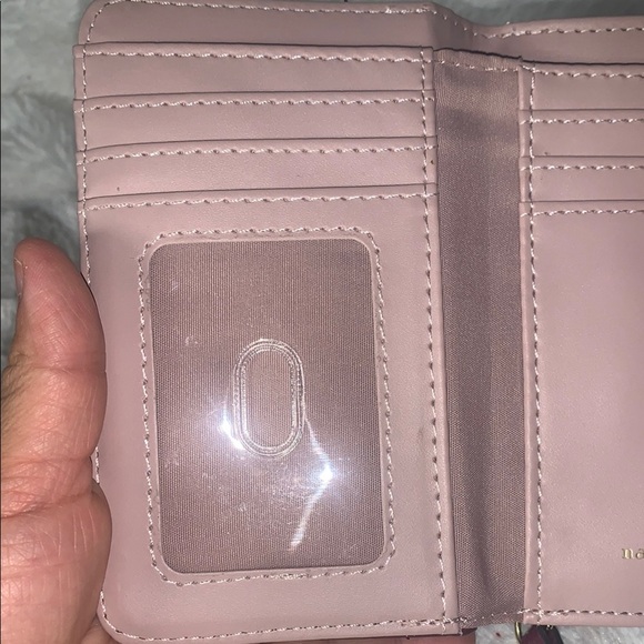 NWOT Nanette Lepore Deep Red Textured Wallet - Picture 8 of 8